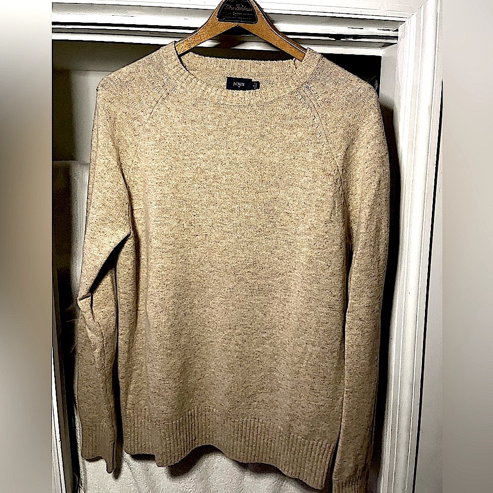 J. CREW Cream Wool Sweater